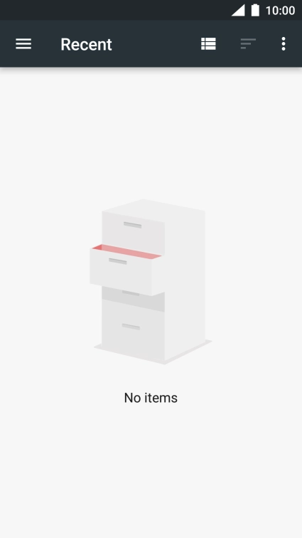 Slide your finger right starting from the left side of the screen. Slide your finger right starting from the left side of the screen.