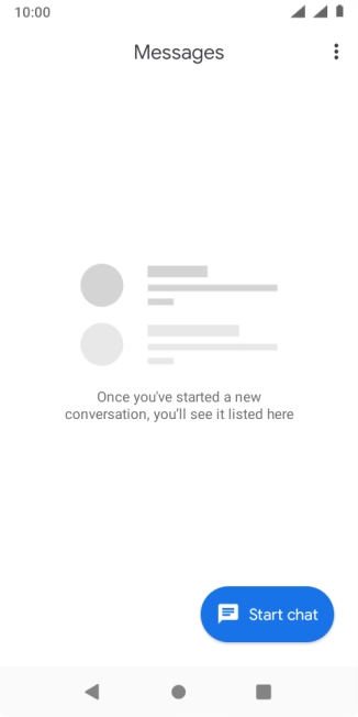 Press Start chat. Press Start chat.