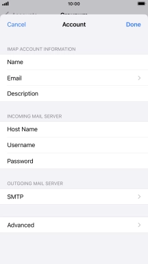 Press SMTP.