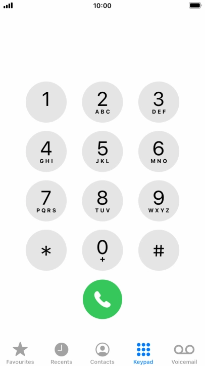 Press Keypad.