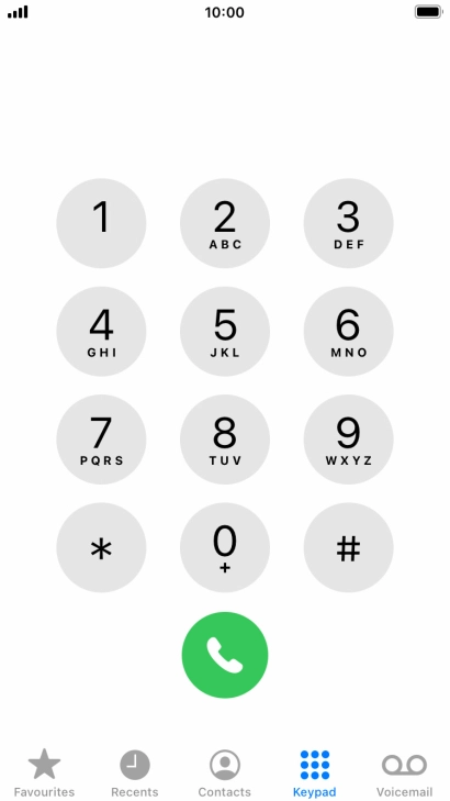 Press Keypad.