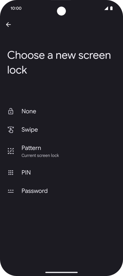 Press None.