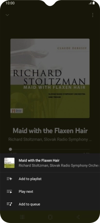 Press Add to playlist. Press Add to playlist.