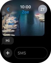 Press SMS.