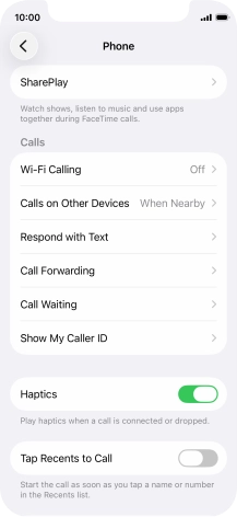 Press Wi-Fi Calling.
