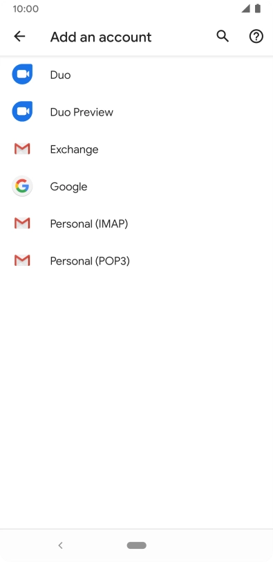 Press Google. Press Google.