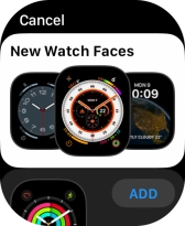 Turn the Digital Crown to see the different watch faces. Turn the Digital Crown to see the different watch faces.