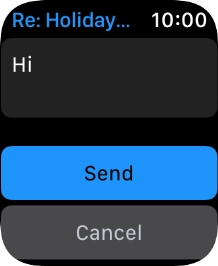 Press Send. Press Send.