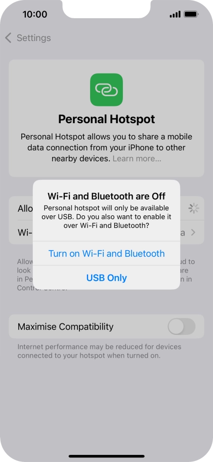 If Wi-Fi is turned off, press Turn on Wi-Fi and Bluetooth. If Wi-Fi is turned off, press Turn on Wi-Fi and Bluetooth.