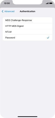 Press Password.