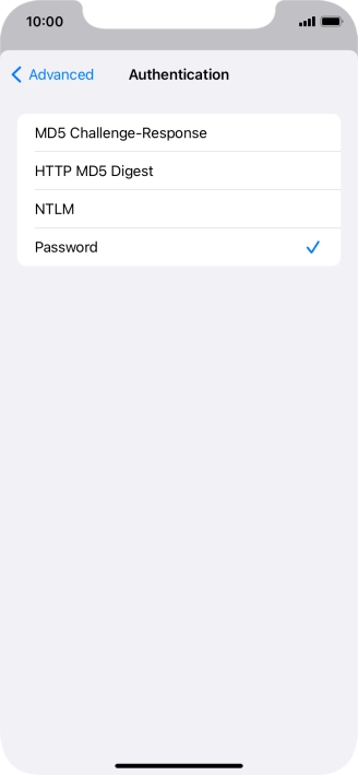 Press Password.