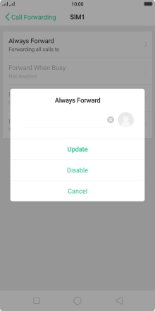 Press Disable.