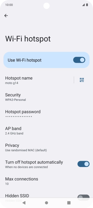 Press the Home key to return to the home screen.