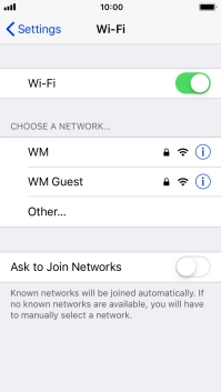 Press the required Wi-Fi network and key in the password for the Wi-Fi network. Press the required Wi-Fi network and key in the password for the Wi-Fi network.
