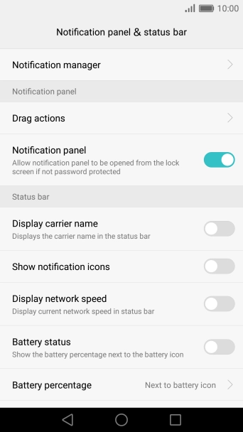 Press Notification manager. Press Notification manager.
