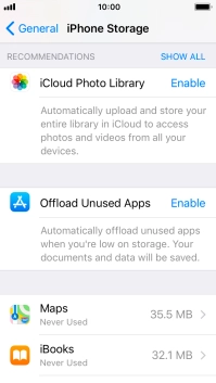 Press the required app. Press the required app.