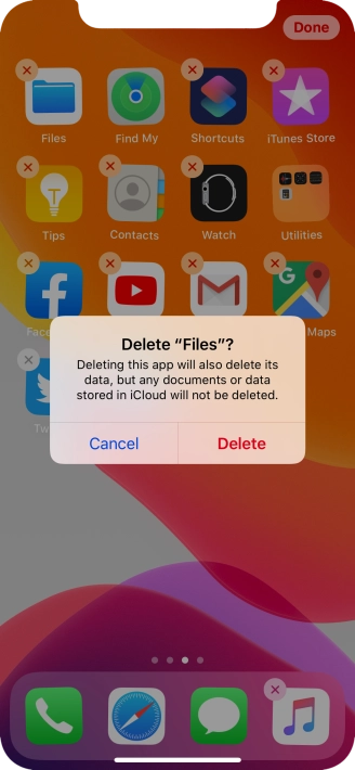Press Delete.