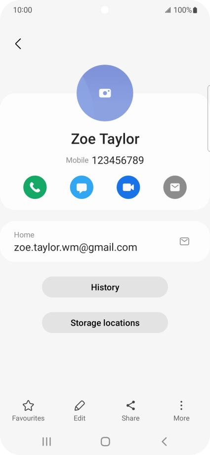 Press the call icon. Press the call icon.