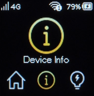 Press On/Off to select a menu or setting on the router screen.