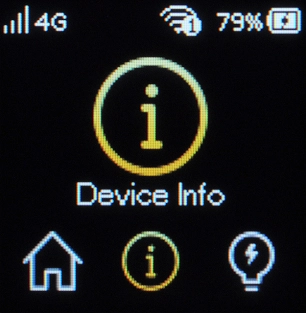 Press On/Off to select a menu or setting on the router screen.