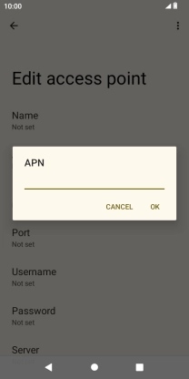 Key in live.vodafone.com and press OK. Key in live.vodafone.com and press OK.
