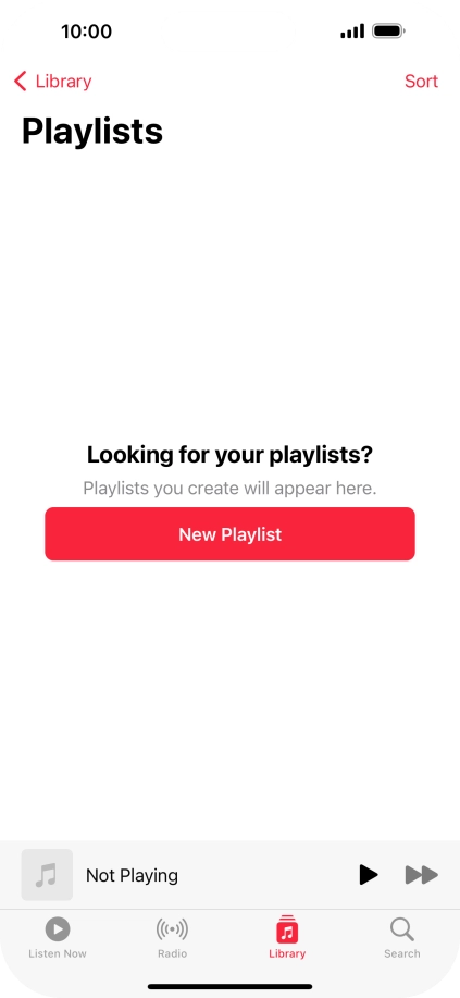 Press New Playlist.