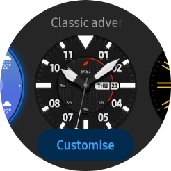 Press Customise.