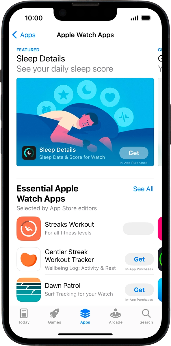 On your phone: Go to the required app.