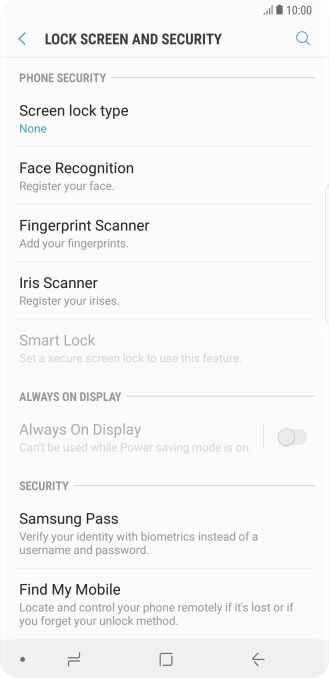 Press the Home key to return to the home screen. Press the Home key to return to the home screen.