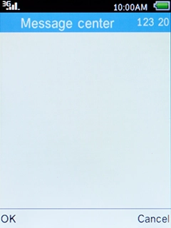 Key in +35387699989 and press the Left selection key.
