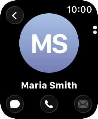 Press the call icon. Press the call icon.