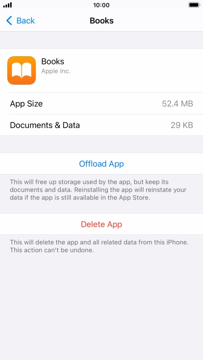 Press Offload App.