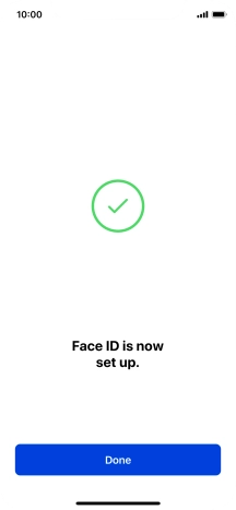 Press Done. If you haven't previously selected a phone lock code, key in a code of your own choice twice. Press Done. If you haven't previously selected a phone lock code, key in a code of your own choice twice.