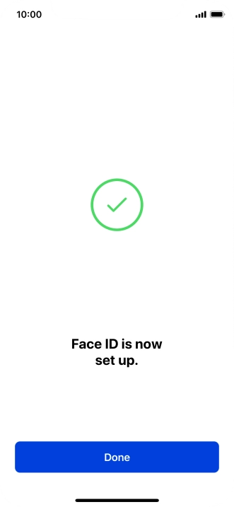 Press Done. If you haven't previously selected a phone lock code, key in a code of your own choice twice. Press Done. If you haven't previously selected a phone lock code, key in a code of your own choice twice.
