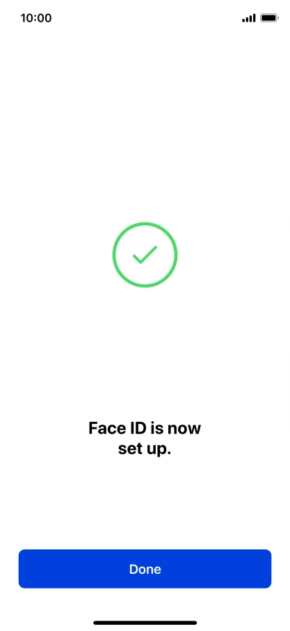 Press Done. If you haven't previously selected a phone lock code, key in a code of your own choice twice. Press Done. If you haven't previously selected a phone lock code, key in a code of your own choice twice.