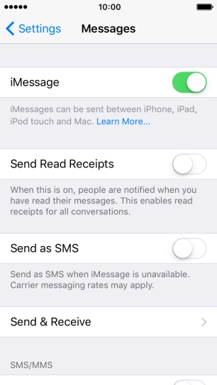 Press the indicator next to Press the indicator next to