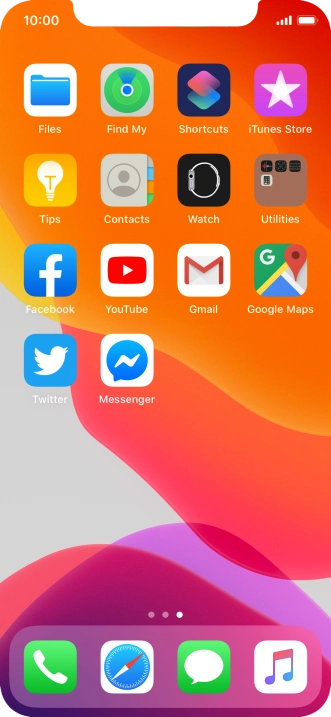 Press and hold any app. Press and hold any app.