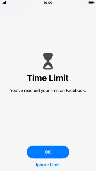 Press Ignore Limit.