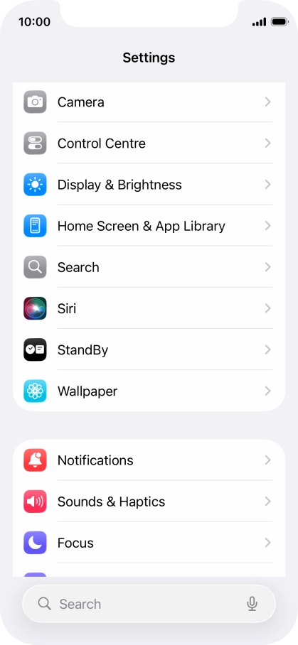 Press Display & Brightness.