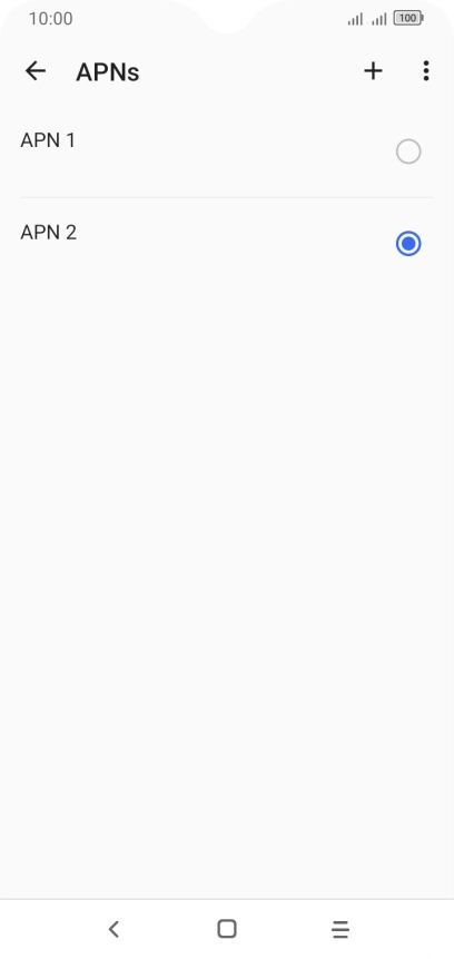 Press the Home key to return to the home screen.