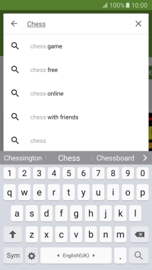 Key in the name or subject of the required app and press the search icon. Key in the name or subject of the required app and press the search icon.