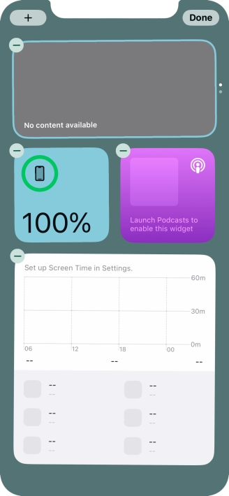 Press the add icon.