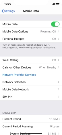 The total data usage is displayed next to Current Period.