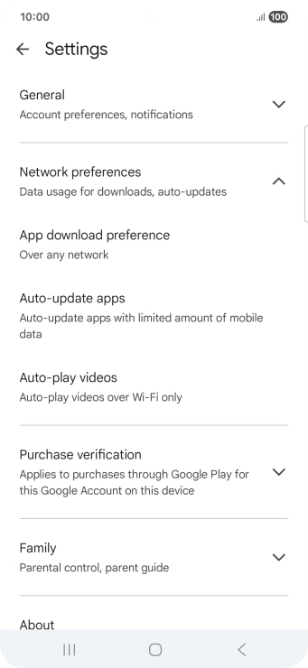 Press Auto-update apps. Press Auto-update apps.