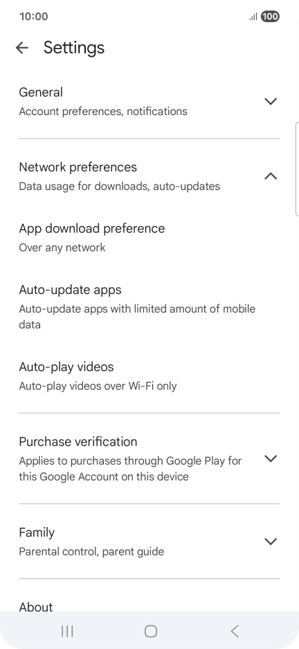 Press Auto-update apps. Press Auto-update apps.