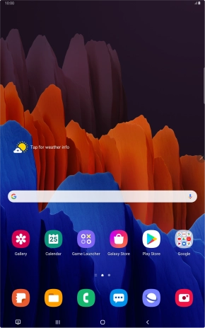 Slide two fingers downwards starting from the top of the screen. Slide two fingers downwards starting from the top of the screen.