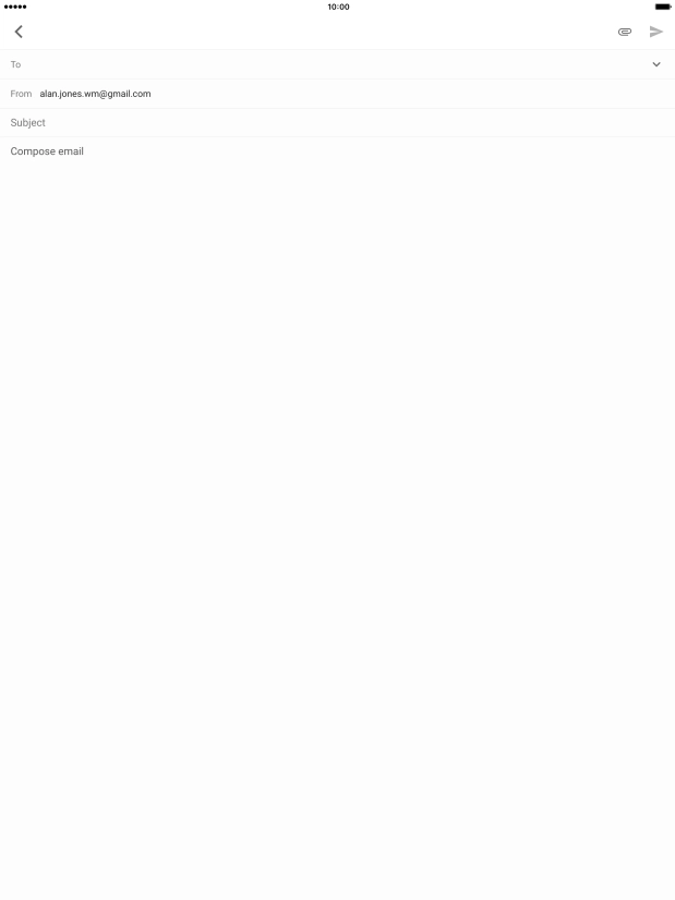 Press the search field and key in the first letters of the recipient's name. Press the search field and key in the first letters of the recipient's name.