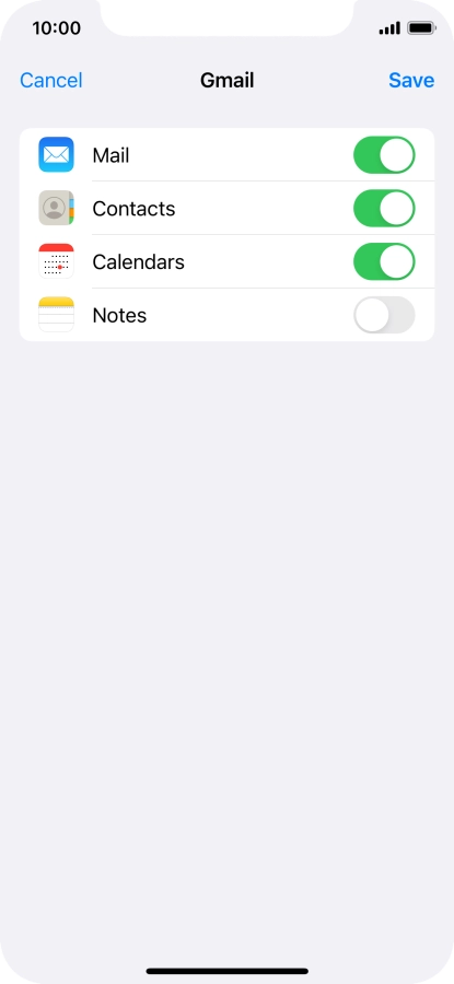 If this screen is displayed, you email account has been recognised and set up automatically. Follow the instructions on the screen to key in more information and finish setting up your email account.