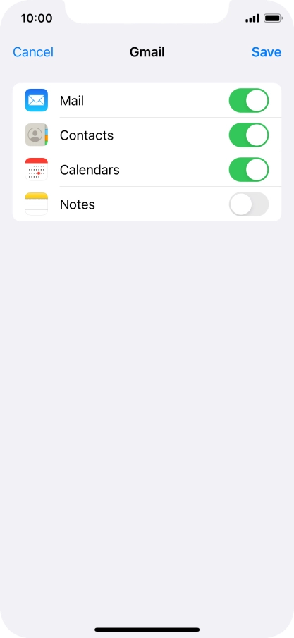 If this screen is displayed, you email account has been recognised and set up automatically. Follow the instructions on the screen to key in more information and finish setting up your email account.