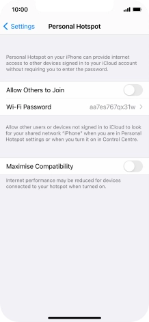 Press Wi-Fi Password and key in the required password. Press Wi-Fi Password and key in the required password.